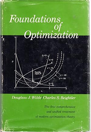 Seller image for Foundations of Optimization for sale by Dorley House Books, Inc.