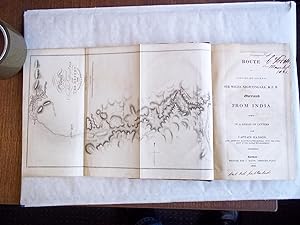 Route of Lieutenant-General Sir Miles Nightingale, K.C.B. Overland from India in a Series of Lett...