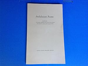 Seller image for Andalusian Poems for sale by Dela Duende Books
