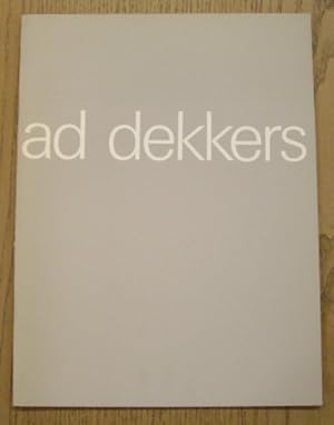 Seller image for Ad Dekkers. Catalogue 689. for sale by Frans Melk Antiquariaat