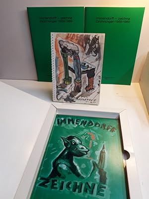 Immendorff - zeichne. Zeichnungen 1959 - 1989. 4 Bde. Katalog zur Ausstellung im Roemer-Museum Hi...