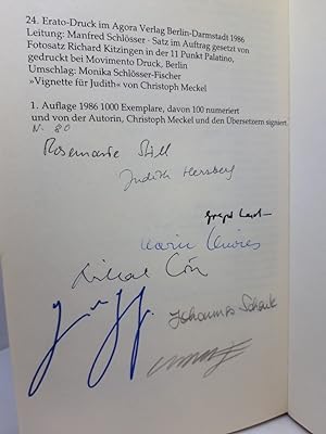 Tagesreste. Gedichte in Übertragung von Günter Grass, Karin Kiwus, Michael Krüger, Gregor Laschen...
