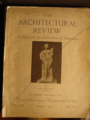 The Architectural Review Vol. LXX