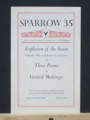 Explosion of the Swan and Three Poems (Sparrow 35)