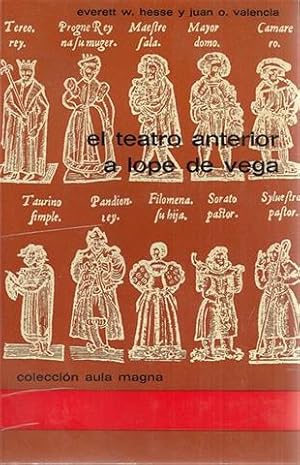 EL TEATRO ANTERIOR A LOPE DE VEGA