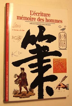 Image du vendeur pour L'ecriture Memoire Des Hommes mis en vente par Domifasol