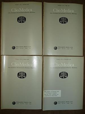 Clio Medica : Acta Academiae Internationalis Historiae Medicinae, Volume 2 [1967]
