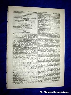 The Medical Times and Gazette. 29 September 1855, No. 835