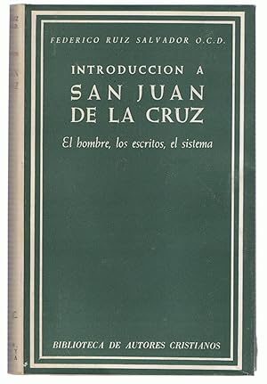 Immagine del venditore per INTRODUCCIN A SAN JUAN DE LA CRUZ. EL HOMBRE, LOS ESCRITOS, EL SISTEMA venduto da Librera Torren de Rueda