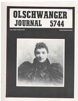 Seller image for Olschwanger Journal 5744 for sale by McCormick Books