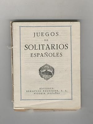 Seller image for JUEGOS DE SOLITARIOS ESPAOLES Ilustraciones en b/n. 9 Edicin. Sin Cubierta. Estado: usado for sale by Librera Hijazo