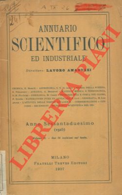 Annuario scientifico ed industriale 1925. Vol. II.