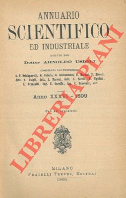 Annuario scientifico ed industriale 1899.