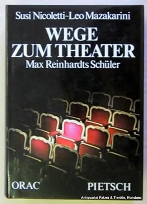 Bild des Verkufers fr Wege zum Theater. Max Reinhardts Schler. Wien, Orac, 1979. Mit Tafelabbildungen. 429 S., 1 Bl. Or.-Pp. mit Schutzumschlag. (ISBN 3853688454). zum Verkauf von Jrgen Patzer