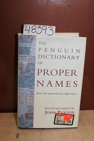 Immagine del venditore per The Penguin Dictionary of Proper Names venduto da Princeton Antiques Bookshop