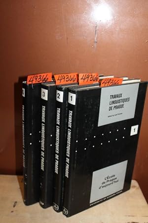 Image du vendeur pour Travaux Linguistiques De Prague: 4- Volume Set mis en vente par Princeton Antiques Bookshop