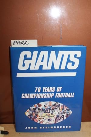 Seller image for Giants 70 Years of Championship Football for sale by Princeton Antiques Bookshop