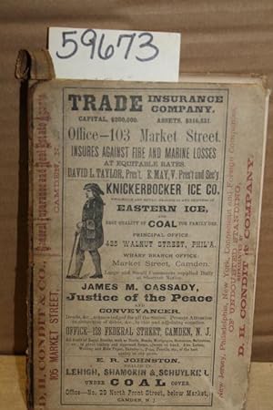 Image du vendeur pour Chew's Camden Directory for 1877-78; A List of Inhabitants of Camden, their Occupations and Places of Residence mis en vente par Princeton Antiques Bookshop