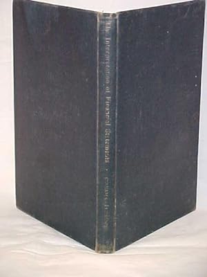 Seller image for The Interpretation of Financial Statements 1937 F-Y CODE for sale by Princeton Antiques Bookshop