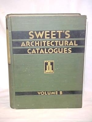 Image du vendeur pour Sweet's Architectural Catalogues Vol B; A File of Catalogues on Building Products and Services mis en vente par Princeton Antiques Bookshop