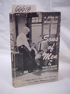 Seller image for Sons of Men A Play in three acts Foreword by Joseph Kahn for sale by Princeton Antiques Bookshop