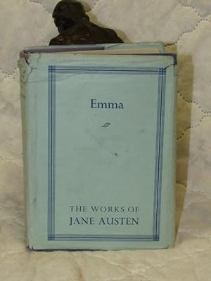 Image du vendeur pour Emma, 1940 circa Blue Hardback, Heffer & Sons, Cambridge England, DJ mis en vente par Princeton Antiques Bookshop