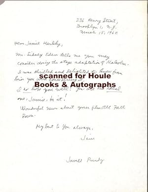 Archive of Two (2) Autograph Letters Signed