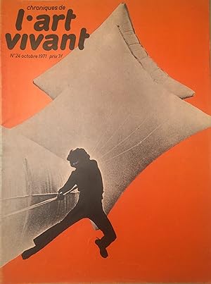 Imagen del vendedor de Chroniques de l'Art Vivant. Priodique mensuel N 24 Octobre 1971 (Couv. LE GONFLABLE DE GRANOLLERS) a la venta por A Balzac A Rodin