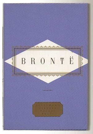 Imagen del vendedor de Bronte: Poems Everyman's Library Pocket Poets a la venta por Silver Creek Books & Antiques