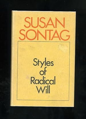 Seller image for STYLES OF RADICAL WILL [ESSAYS] for sale by Orlando Booksellers