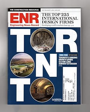 ENR (Engineering News-Record) for July 29-August 5, 2013. The Top 225 International Design Firms;...