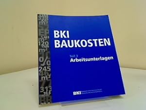 BKI Baukosten Arbeitsunterlagen Teil 3