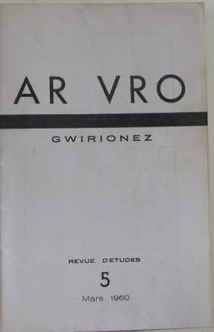 Seller image for Ar vro gwirionez n5 mars 1960 for sale by crealivres