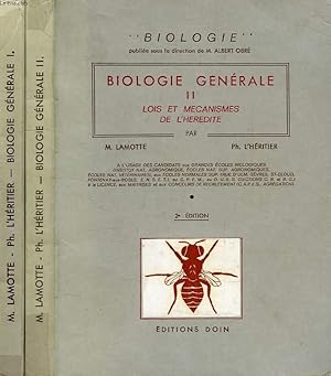 Immagine del venditore per BIOLOGIE GENERALE, 2 TOMES venduto da Le-Livre