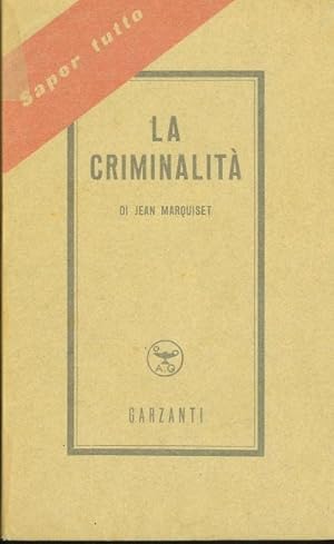 La criminalità