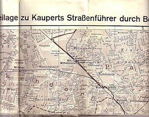 Seller image for Beilage zu Kauperts Straenfhrer durch Berlin 1953. Mastab 1:30 000. for sale by Antiquariat Carl Wegner