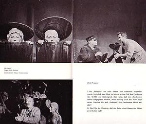 Seller image for Der Sturm" , "Antonius und Cleopatra" , "Zicke-Zacke" , ERSTAUFFHRUNG "Das Heim" , "Faust II" , "Endspiel". Programmhefte Schloparktheater Berlin Spielzeit 1968/1969. Konvolut mit 6 Heften. for sale by Antiquariat Carl Wegner