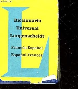 Seller image for DICCIONARIO UNIVRSAL - FRANCES-ESPANOL - ESPANOL FRANCES for sale by Le-Livre