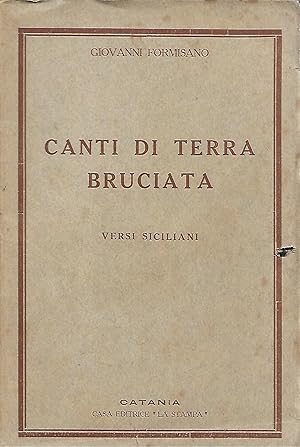 Immagine del venditore per canti di terra bruciata venduto da Libreria Del Corso