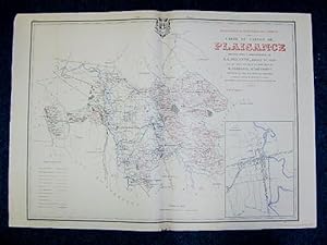 Carte du Canton de Plaisance (Atlas Général du Gers)