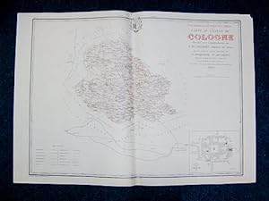 Image du vendeur pour Carte du Canton de Cologne (Atlas Gnral du Gers) mis en vente par Librairie du Cardinal