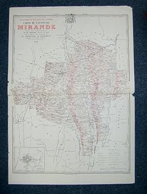 Seller image for Carte du Canton de Mirande (Atlas Gnral du Gers) for sale by Librairie du Cardinal