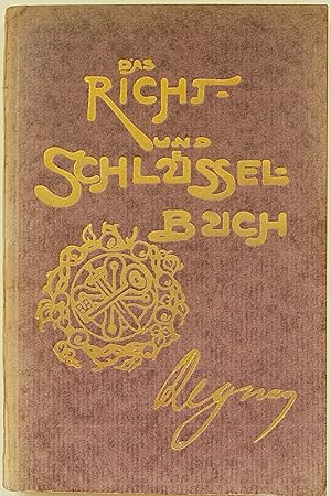 Das Richt- und Schlüssel-Buch.