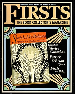 Immagine del venditore per Firsts: The Book Collector's Magazine; Volume 15, No. 7; September, 2005 venduto da Dorley House Books, Inc.