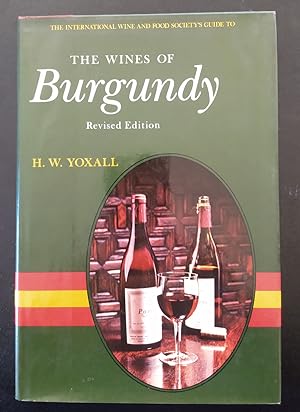 Imagen del vendedor de Wines of Burgundy Revised Edition a la venta por Trouve Books