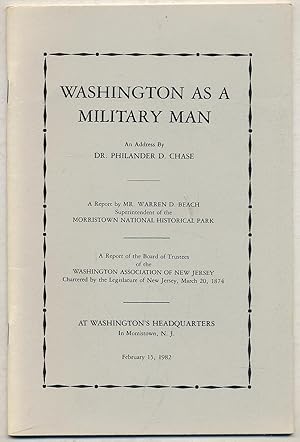 Bild des Verkufers fr Washington As A MILITARY MAN zum Verkauf von Between the Covers-Rare Books, Inc. ABAA