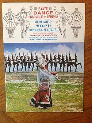 Seller image for [Dance Program] Editions Erebouni presents State Dance Ensemble of Armenia sponsored by Tekeyan Cultural Association, Wednesday, November 2, 1988, Scottish Rite Auditorium, Los Angeles, CA for sale by Epilonian Books