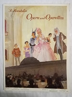 Seller image for OPERN UND OPERETTEN DIE SCHNSTEN MELODIEN IN LEICHTER SPIELBARKEIT HERAUSGEGEBEN VON RICHARD KRENTZLIN BAND II ED 4175 for sale by Gibbon Libreria