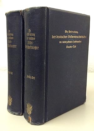 SCHMOLLER, G. - Die Entwicklung der deutschen Volkswirtschaftslehre im neunzehnten Jahrhundert. G...