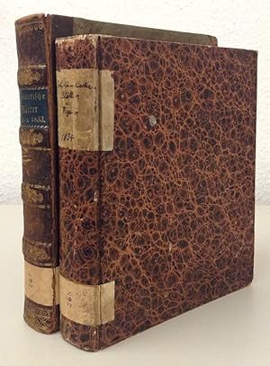 Bild des Verkufers fr Osterlndische Bltter fr ffentliches Leben, gesellige Unterhaltung und Opposition. Herausgegeben von Spiritus Asper dem Jngeren. (Ab 1. Oktober 1833 unter dem Titel) Osterlndische Bltter und Leipzig-Dresdener Figaro fr ffentliches Leben etc. (ab Januar 1834) Osterlndische Bltter und Figaro, eine heitere Zusammenstellung von Altem und Neuem, Fremdem und Eigenem, herausgegeben von Spiritus Asper dem Jngern. Jahrgang 1-3 in 2 Bnden. zum Verkauf von Buch & Consult Ulrich Keip
